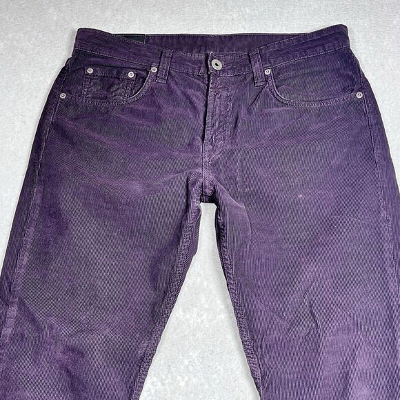J BRAND Pants Mens Size 33 Purple Kane Slim Straight Leg Cotton Stretch Jeans - Picture 2 of 12